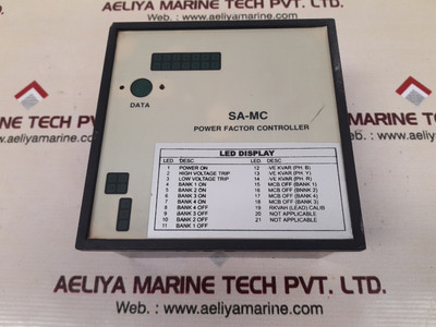 SA-MC power factor controller model salt2424 - 560 gm. SA-MC power factor controller model salt2424 - 560 gm.
