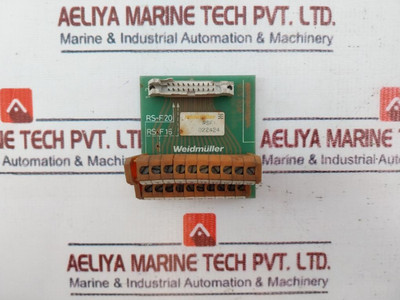 Weidmuller Rs-f20 Interface Module Rsf 022424 Weidmuller Rs-f20 Interface Module Rsf 022424