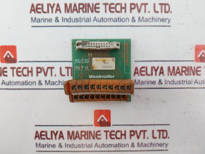 Weidmuller Rs-f20 Interface Module Rsf 022424