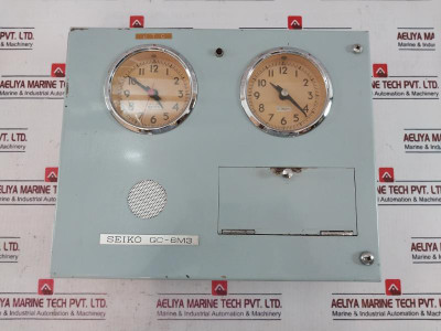 Seikosha Qc-6M3 Vintage Quartz Crystal Master Clock Ac100-230V Dc24V
