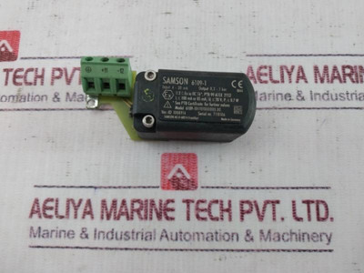 Samson 6109-1 Ip Converter 4-20Ma Input 0.2-1 Bar Output - Used Samson 6109-1 Ip Converter 4-20Ma Input 0.2-1 Bar Output - Used