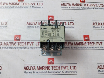 Eaton Xtcddp3P40 Contactor 50A 380V 50/60Hz - Used Eaton Xtcddp3P40 Contactor 50A 380V 50/60Hz - Used