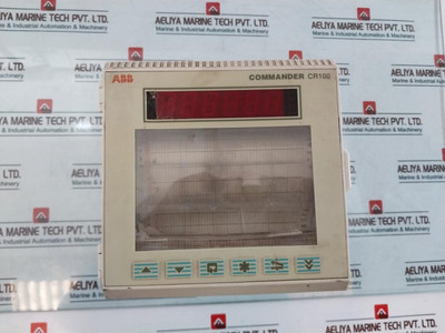 Abb Commander Cr100 Multipoint Chart Recorder Cr101/B021/Std 85-265Vac 50/60Hz - Used Abb Commander Cr100 Multipoint Chart Recorder Cr101/B021/Std 85-265Vac 50/60Hz - Used