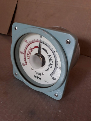 Nzk fe-130 electric propeller shaft revolution indicator volt dc10 - Used Nzk fe-130 electric propeller shaft revolution indicator volt dc10 - Used