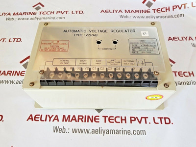 Nishishiba Vzrab-4Ap Automatic Voltage Regulator 450V Nishishiba Vzrab-4Ap Automatic Voltage Regulator 450V