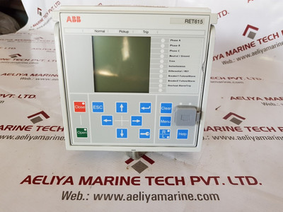 Abb ret615 transformer prot.and control relay - Used