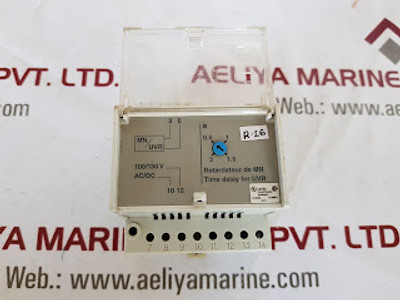 Retardateur Mn Time Delay For Uvr 100/130V Ac/Dc - New Retardateur Mn Time Delay For Uvr 100/130V Ac/Dc - New