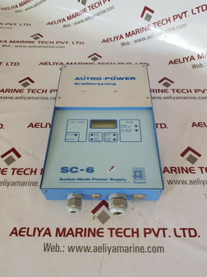 Autronica autro power sc-6a/24-6 switch mode power supply - Used Autronica autro power sc-6a/24-6 switch mode power supply - Used