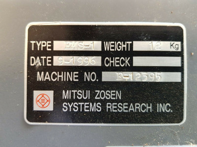 Mitsui zosen ems-1 control unit pcb esv-a - Used Mitsui zosen ems-1 control unit pcb esv-a - Used