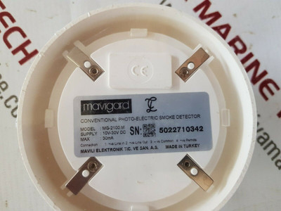 Mavigard mg-2100.m conventional photo-electric smoke detector - Used Mavigard mg-2100.m conventional photo-electric smoke detector - Used