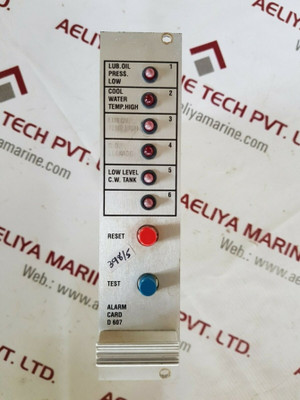 Elmatik d607 alarm card - Used Elmatik d607 alarm card - Used