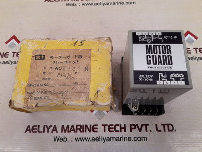 Fuji electric act 1c-1n motor guard relay - 200, 220v 50/60hz Fuji electric act 1c-1n motor guard relay - 200, 220v 50/60hz