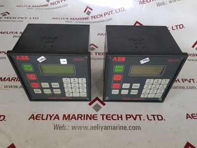 abb dicon cma 112 diesel control display panel 3d de3 000 13 - Used abb dicon cma 112 diesel control display panel 3d de3 000 13 - Used