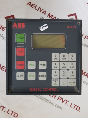 abb dicon cma 112 diesel control display panel 3d de3 000 13