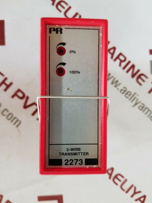 Pr electronics 2273 2-wire programmable transmitter temp.range -50 -+50'c