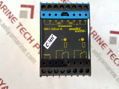 Turck ms1-22ex0-r multi safe switching amplifier