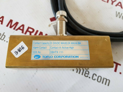 Toflo water flowmeter 0-24vdc 0.2a 4.8w