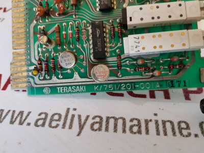 Terasaki k/751/201-001a pcb card ern 121