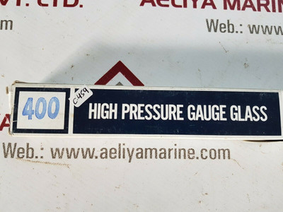 Seiko industrial 400 high pressure gauge glass - New Seiko industrial 400 high pressure gauge glass - New