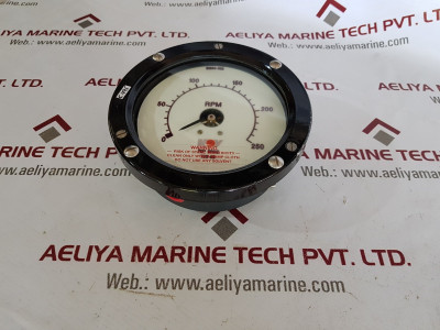 Totco pr1003a-19 rpm meter 0-250