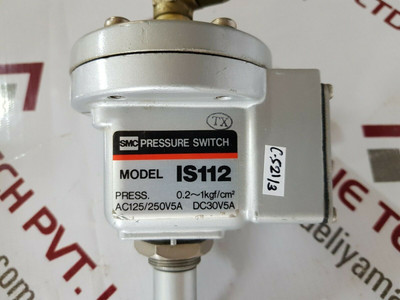 Smc Is112 pressure switch - New Smc Is112 pressure switch - New