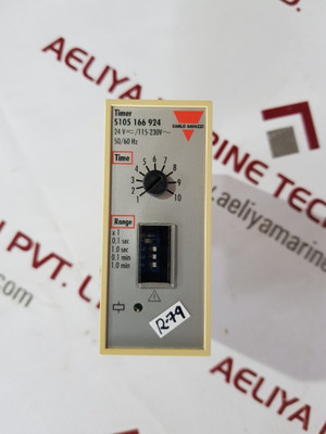 Carlo Gavazzi S105166924 Timer Delay Relay 50/60Hz