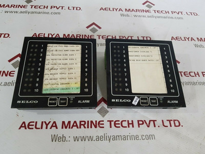 Selco m1000-24-10b alarm annunciator 24volt - Used Selco m1000-24-10b alarm annunciator 24volt - Used