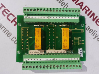 Macgregor hagglunds 414 5841-801 pcb card - Used Macgregor hagglunds 414 5841-801 pcb card - Used