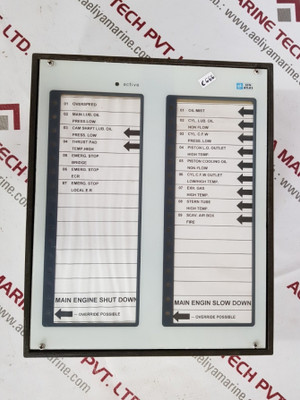 Stn atlas systemtechnik 271.132 304 indic panel mt32 - Used Stn atlas systemtechnik 271.132 304 indic panel mt32 - Used