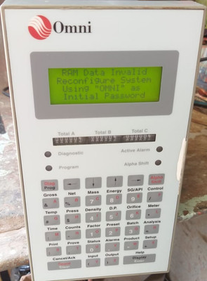 omni 6000 2d-2s-1a-1e flow control computer - Used