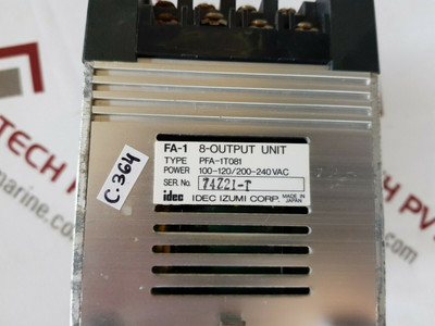 Idec izumi pfa-1t081 fa-1 8-output unit - Used Idec izumi pfa-1t081 fa-1 8-output unit - Used