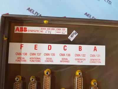 Abb synpol d cma 120 generator control & management 3dde 300 400 - Used Abb synpol d cma 120 generator control & management 3dde 300 400 - Used