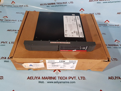 Siemens Qlcdm024Dcban Cdm Quadlog Critical Discrete Module 24 Vdc 0.23A Max