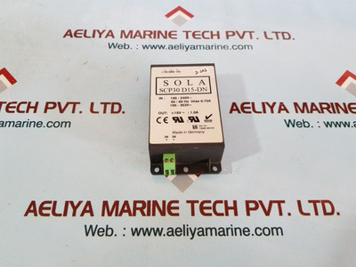 Sola scp30 d15-dn rail power supply 100-240v 50/60hz - New Sola scp30 d15-dn rail power supply 100-240v 50/60hz - New
