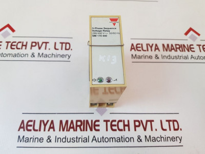 Carlo Gavazzi Sm 170 440 3-phase Sequence Voltage Relay With Base 250V Carlo Gavazzi Sm 170 440 3-phase Sequence Voltage Relay With Base 250V