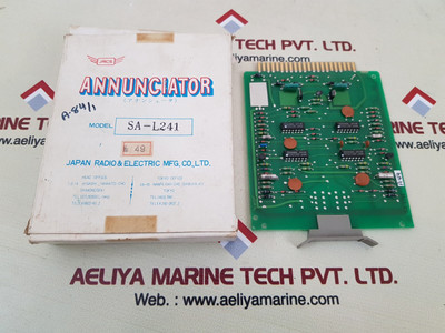 Jrcs Sa-l241 Annunciator - New Jrcs Sa-l241 Annunciator - New
