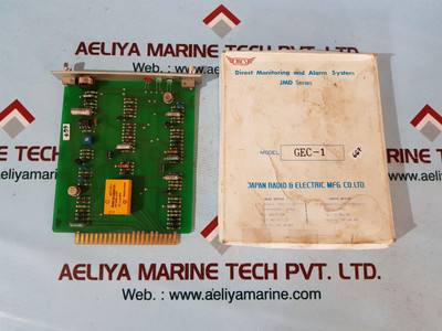 Jrcs gec-1 direct monitoring and alarm system - New