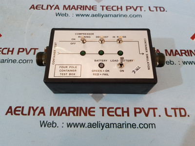 Four Pole Container Test Box