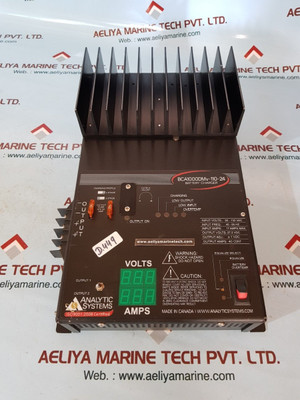Analytic systems bca1000dmv-110-24 battery charger