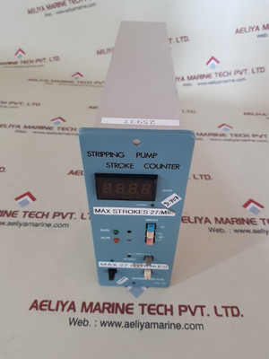 Shinko ind.km-300 stripping pump stroke counter