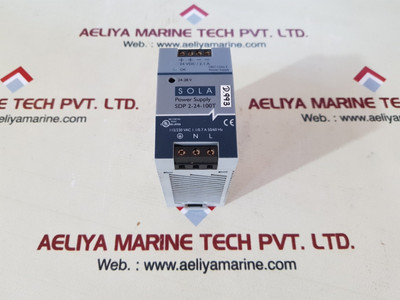 Sola sdp 2-24-100t power supply 115/230 vac 1.1/0.7a 50/60hz - Used Sola sdp 2-24-100t power supply 115/230 vac 1.1/0.7a 50/60hz - Used