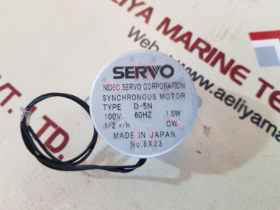 Servo d-5n synchronous motor 100v 60hz 1.5w - New Servo d-5n synchronous motor 100v 60hz 1.5w - New
