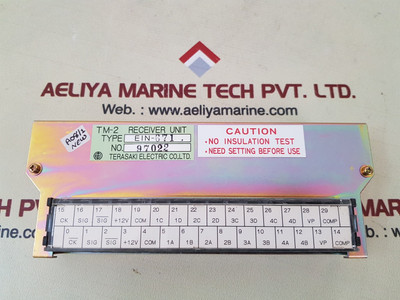 Terasaki ein-671 tm-2 receiver unit