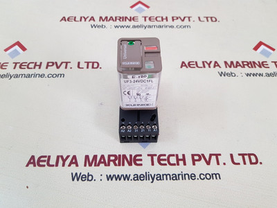 Kuhnke uf3-24vdc1fl relay w/socket