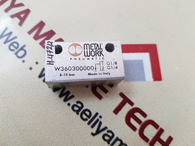 Metal work w360300000 valve