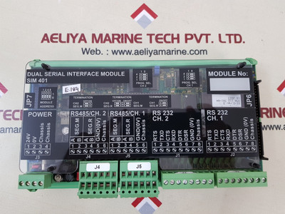 Lyngso Marine / Sam Electronics Dual Serial Interface Module Sim 401