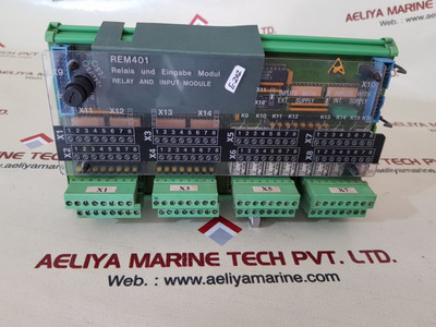 Lyngsoe marine/stn atlas rem 401 relay and input module 271.123 854 - Used Lyngsoe marine/stn atlas rem 401 relay and input module 271.123 854 - Used