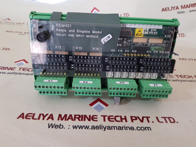 Stn atlas rem401 relay and input module 274.123 854/e - Used Stn atlas rem401 relay and input module 274.123 854/e - Used