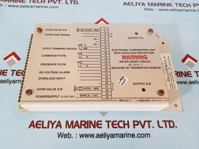 Cofely electronic comparating unit with overload protection - Used Cofely electronic comparating unit with overload protection - Used