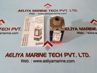 Burkert 0313 d 1/16 rf br solenoid valve - New Burkert 0313 d 1/16 rf br solenoid valve - New